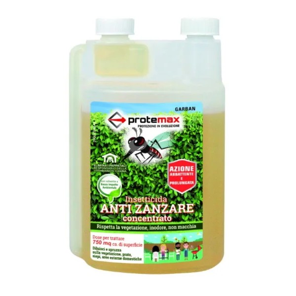 INSETTICIDA ANTIZANZARE CONCENTRATO DA 500 ML PROTEMAX -OFFERTA-