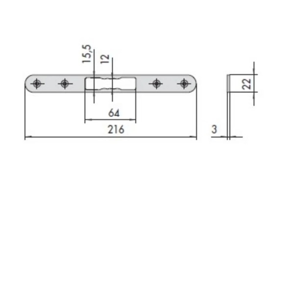 CONTROPIASTRA CISA 06323-01-0