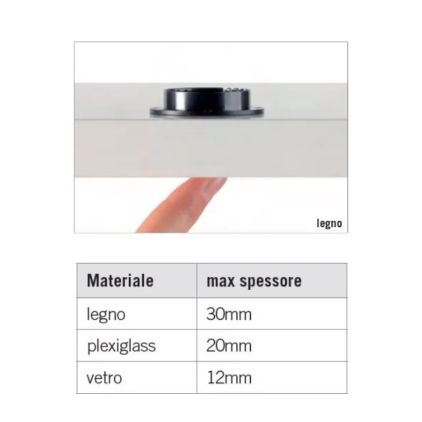 INTERRUTTORE CAPACITIVO DIMMERABILE CAPSENS DOMUS LINE