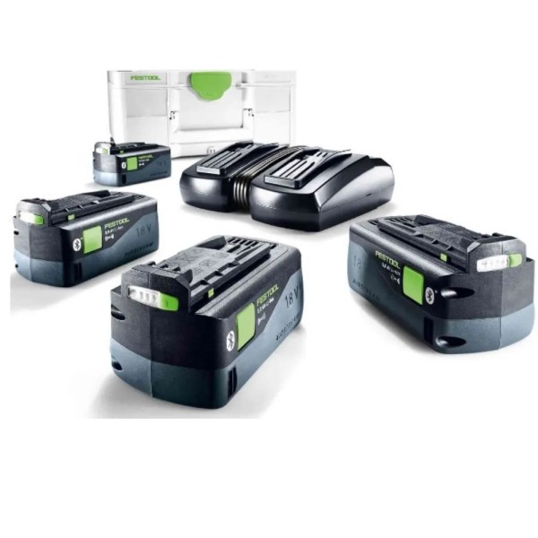 SET ENERGIA FESTOOL SYS 18V 4X5,0Ah + TCL 6 DUO