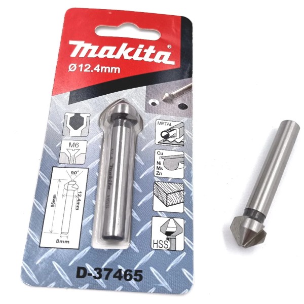 SVASATORE MAKITA 3 TAGLIENTI HSS D.12,4 X VITI M6