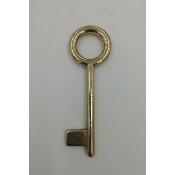 CHIAVE V&V PER PORTA M1112 ORO LUCIDO (E)