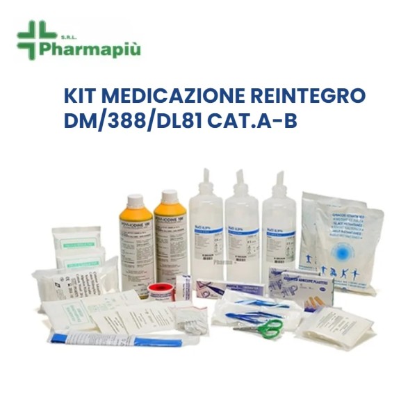 KIT REINTEGRO MEDICAZIONE OLTRE 3 PERSONE CAT.A/B