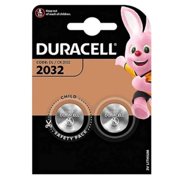 PILA PASTIGLIA DURACELL 2032 ( BLISTER 2 PEZZI )