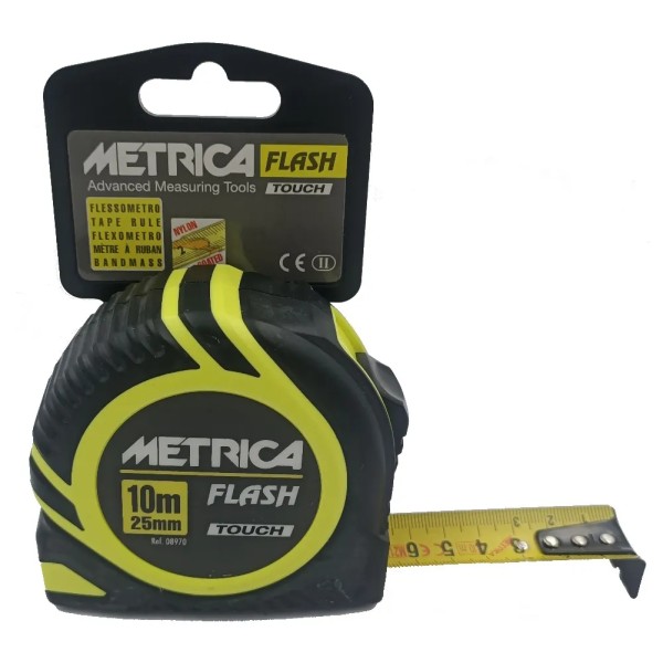 FLESSOMETRO METRICA FLASH TOUCH MT 10X25 MM