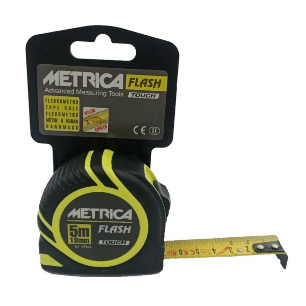 FLESSOMETRO METRICA FLASH TOUCH MT 5X19 MM