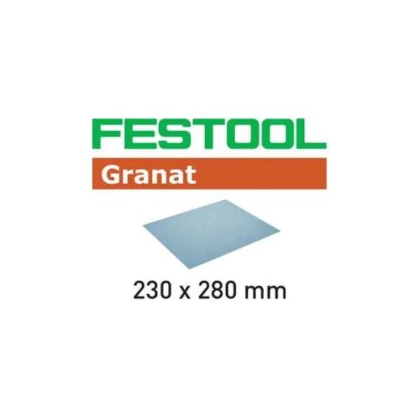 FOGLIO ABRASIVO FESTOOL GRANAT 230X280 mm