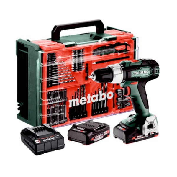 AVVITATORE METABO SB 18 L con 78 ACCESSORI