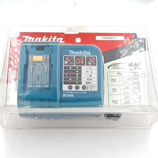 CARICABATTERIA MAKITA DA AUTO DC18SE DA 7.2 A 18 V