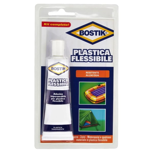 COLLA BOSTIK PLASTICA FLESSIBILE TUBETTO 50 GR. IN BLISTER