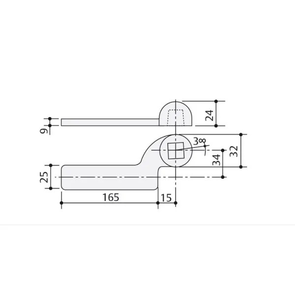 BRACCIO MAB INFERIORE DX  AC1 NICHELATO